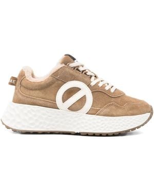 No Name Sneakers Con Logo - Bianco