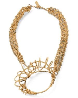 Chloé Collar Tulip Con Múltiples Vueltas - Metálico