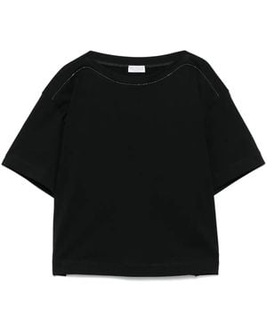 Brunello Cucinelli モニーレ Tシャツ - ブラック