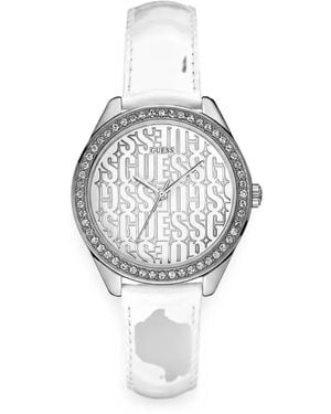 Guess Logo-Print 36Mm Watch - Gray