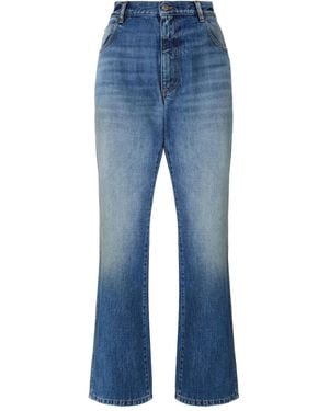 Missoni High-Waisted Flared-Leg Jeans - Blue