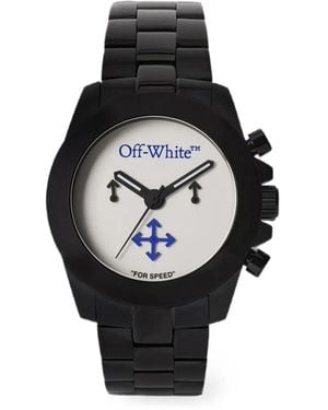 Off-White c/o Virgil Abloh Reloj Reset Chronograph De 40 Mm - Negro