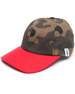 Mackintosh Raintec And Nylon Camouflage Cap - Green