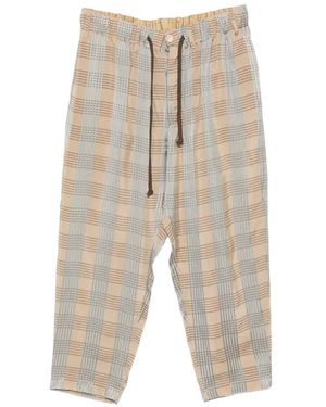 Uma Wang Pantalon Pigiama À Lien De Resserrage - White