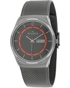 Skagen Reloj Melbye Con Tira De Malla - Gris