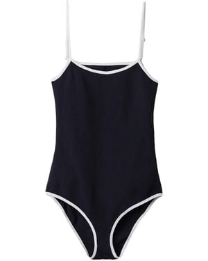 Miu Miu Open-Back Swimsuit - Blue