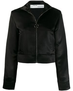 Off-White c/o Virgil Abloh Contrast Stripe Zip-front Jacket - Black