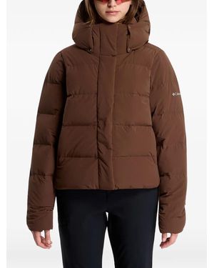 Columbia Giacca Amaze Puff Con Cappuccio - Marrone
