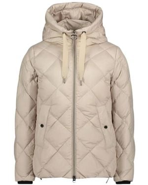 Betty Barclay Quilted Hooded Jacket - Natural
