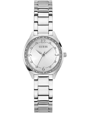 Guess Round-Shape 30Mm Watch - White