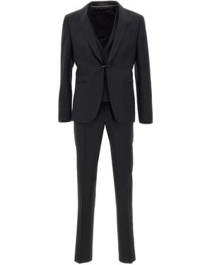 Corneliani Wool Suit - Black