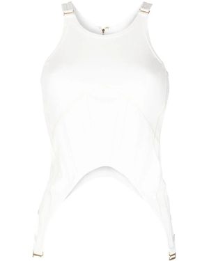 Dion Lee Garter Corset Tank Top - White