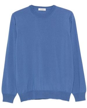 Kangra Crew-Neck Sweater - Blue