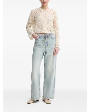 Day Birger et Mikkelsen Top Con Dettaglio Cut-Out - Blu