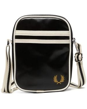 Fred Perry Borsa Messenger Classic Side Piccola - Nero