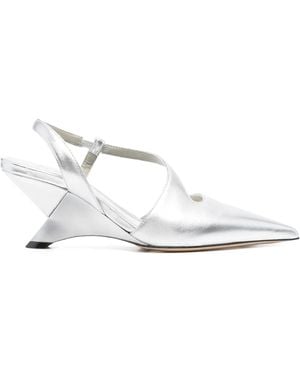 Vic Matié Zapatos con tacón de 75 mm - Blanco