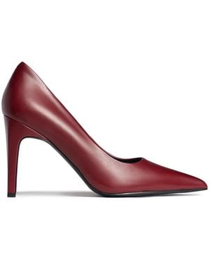12 STOREEZ Leather Court Shoes - Pink