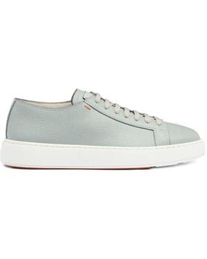 Santoni Sneakers mit Schnürung - Weiß