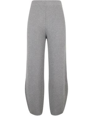 Peserico Ribbed Pants - Gray