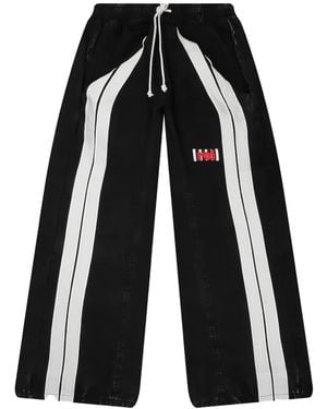 RIVINGTON roi Rebis Apocrypha Side-Stripe Pants - Black