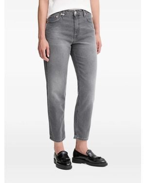 Benetton Jeans A Vita Alta - Grigio