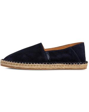 Hackett Baywatch Suede Espadrilles - Blue