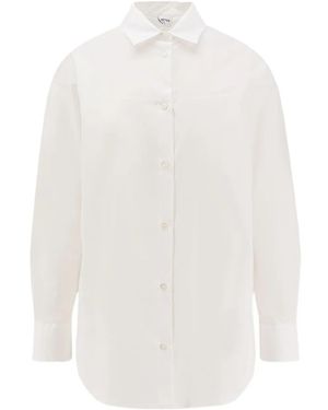 Aspesi Long-Sleeved Cotton Shirt - White