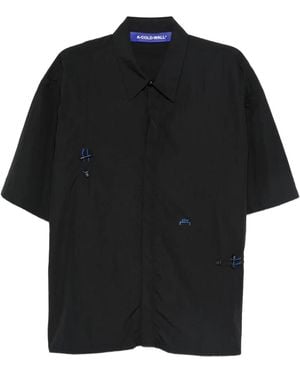 A_COLD_WALL* Short-Sleeve Clasp Shirt - Black