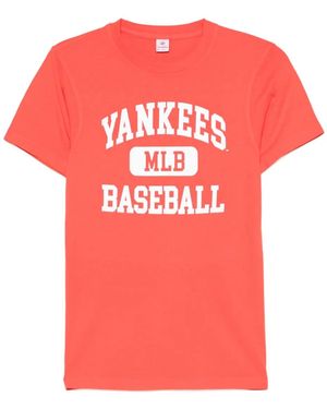 Sporty & Rich Yankees Ivy T-Shirt - Pink