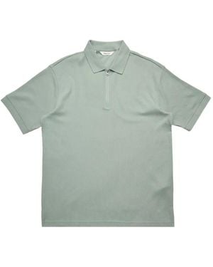 SELECTED Kristen Half-Zip Knitted Polo Shirt - Green