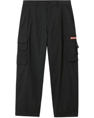 Izzue Cargo-Pockets Trousers - Black