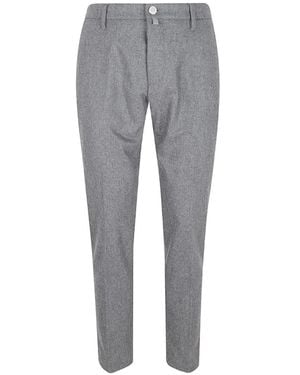 Jacob Cohen Pressed-Crease Tailored Pants - Gray