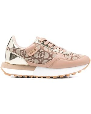 Liu Jo Evelyn 915 40Mm モノグラム スニーカー - ピンク