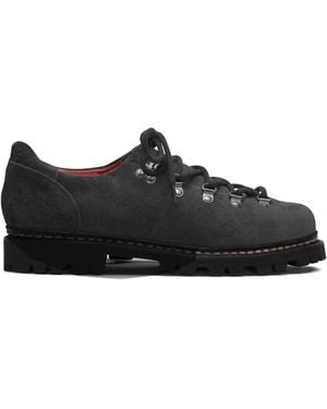 Paraboot Sneakers aus Wildleder mit Schnürung - Schwarz