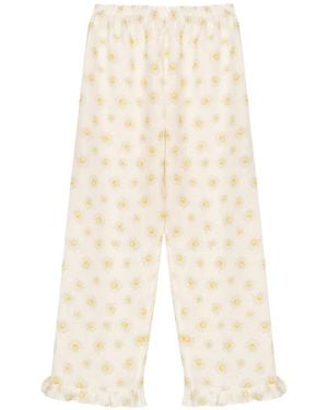 Sleeper Pantalones De Estar Por Casa Puff - Blanco