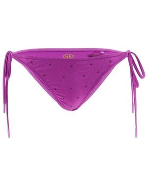 Goldbergh Bragas De Bikini Kaia Con Detalles De Cristal - Morado