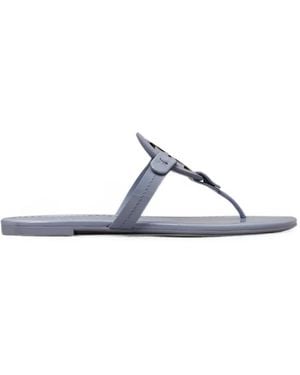 Tory Burch Miller Patent Sandals - Blue