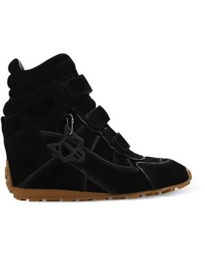 Naked Wolfe Wedge Sneakers 'Element' - Black