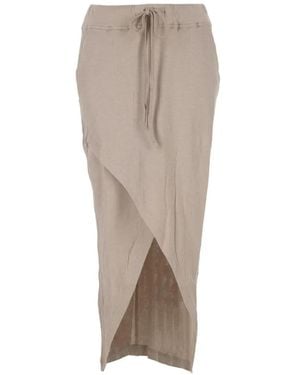 Thom Krom Maxi-Rok Met Gekruiste Voorkant - Naturel