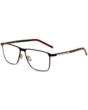 Porsche Design Squared-Frame Glasses - White