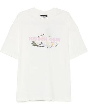WRSTBHVR Frell Graphic-Print T-Shirt - White