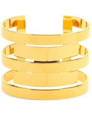 Elisabetta Franchi Rigid Cuff Bracelet - Yellow