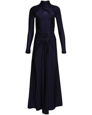 Florence & Fortitude Ring-Detail Dress - Blue
