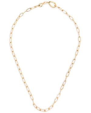 Missoma Molten Snow Paperclip Chain Necklace - White