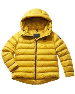 Blauer Hooded Puffer Jacket - Yellow