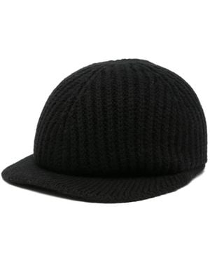 Mrz Kintted Wool Baseball Cap - Schwarz