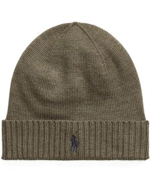Polo Ralph Lauren Merino Wool Hat - Green