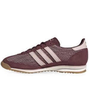 adidas Originals Sl 72 Mesh-Panelled Trainers - Brown
