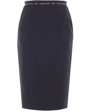 Elisabetta Franchi Pencil Skirt - Blue