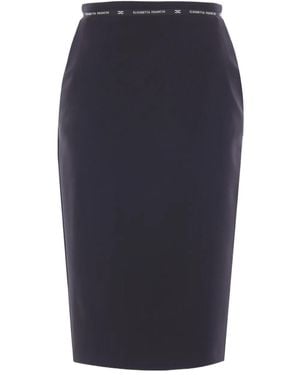 Elisabetta Franchi Pencil Skirt - Blue